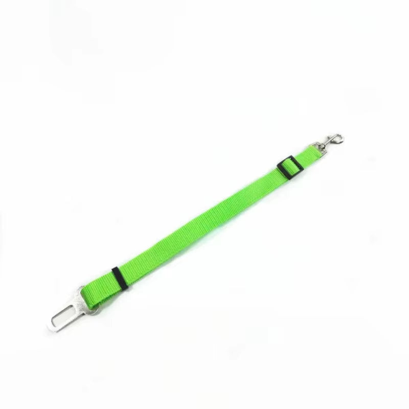 Travel Car Pet Dog Leashes Nylon Seat Belt Adjustable Dog Harness Pets Collar Small Medium Dogs Travel Clip Pet Supplies Leashes