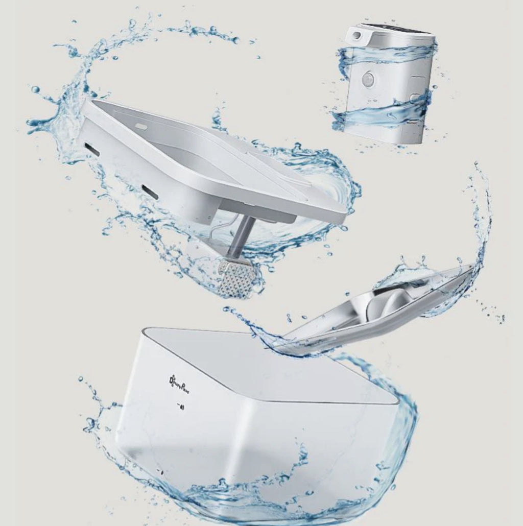 Fontana d'acqua per gatto automatica senza fili