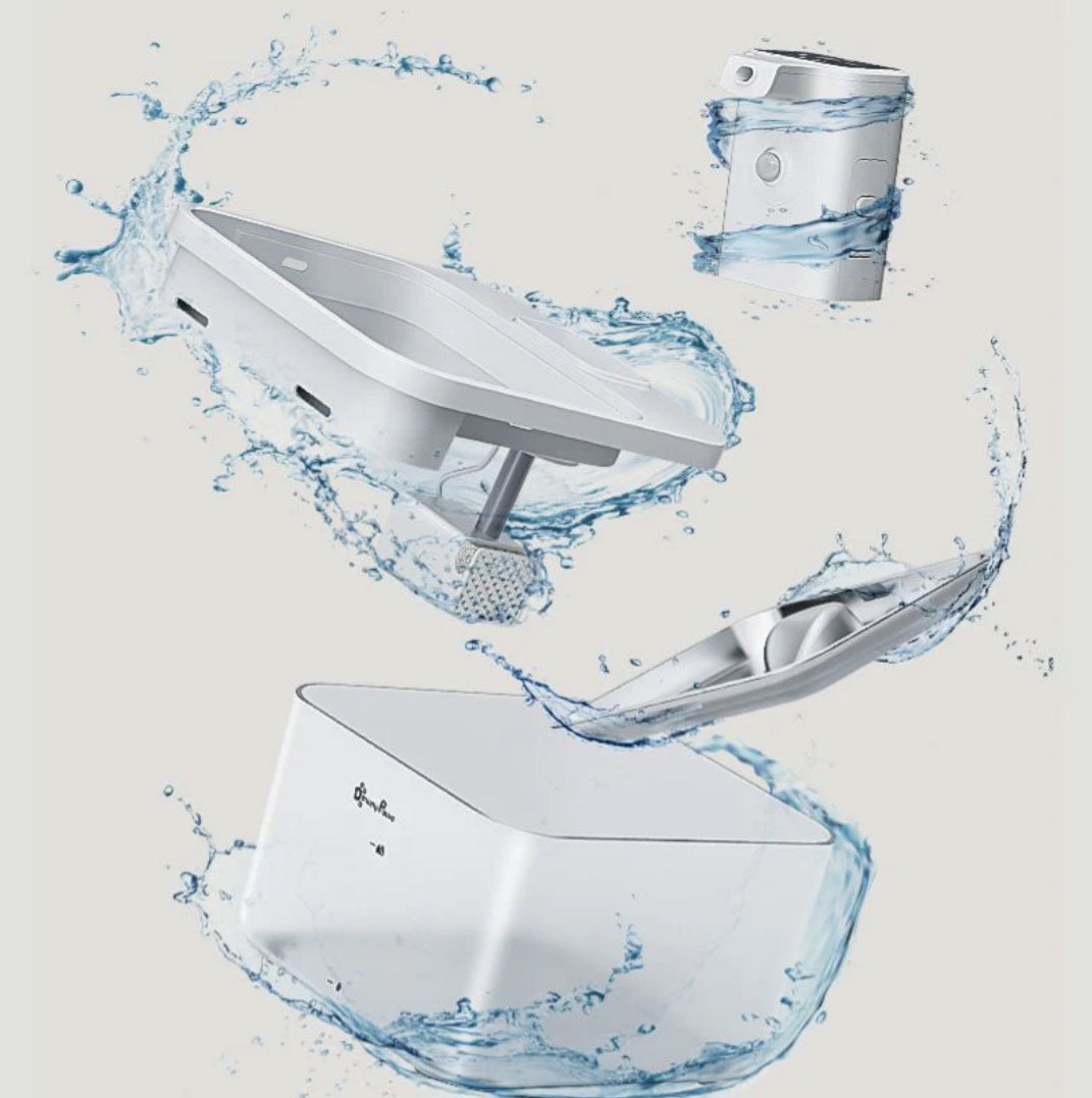 Fontana d'acqua per gatto automatica senza fili