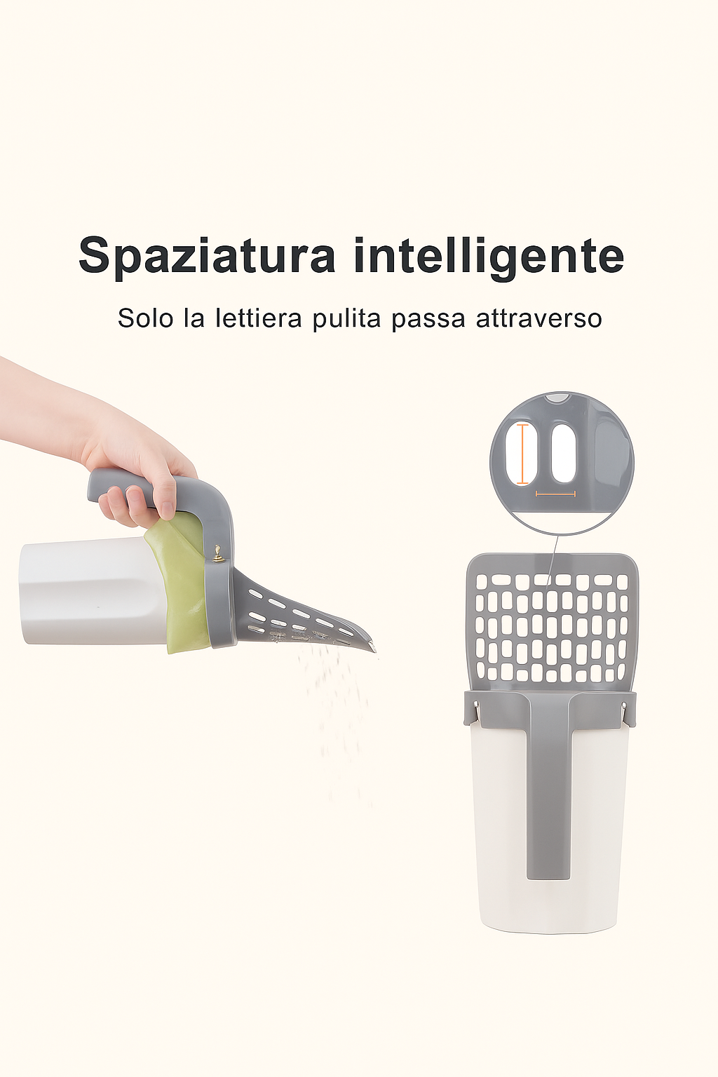 Pela per lettiera