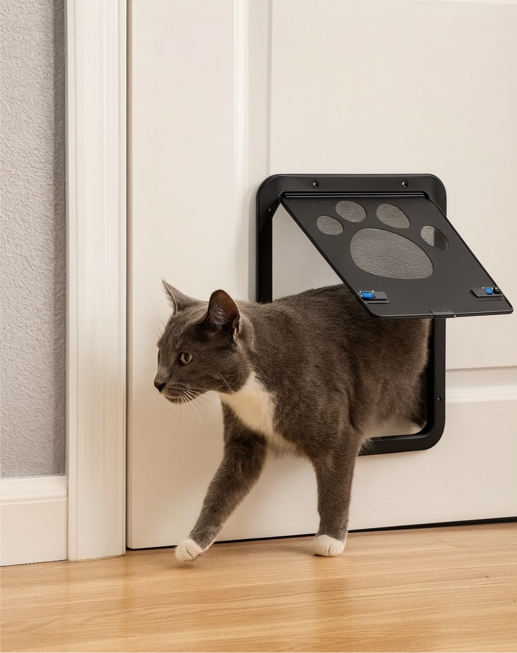 Porta per Animali Magnetica con Chiusura di Sicurezza